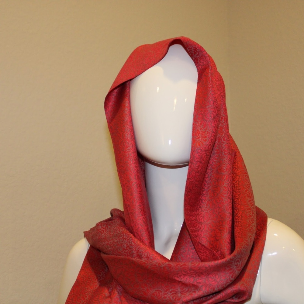 Red scarf